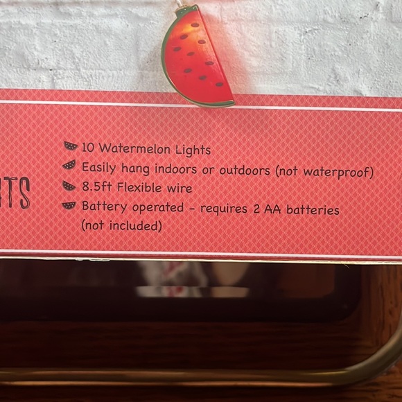 NEW Watermelon LED string lights battery operated. - Picture 3 of 6